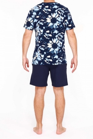 Vincent, herenpyjama short NAVY