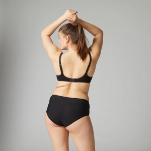 Promesse slip hoge taille ZWART