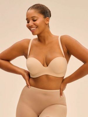 Essentiel strapless bh PEAU ROSEE