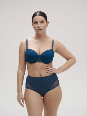 Délice slip hoge taille PRESTIGE BLUE