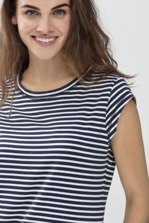 NIGHT2DAY Oliv Shirt Capsleeve NIGHT BLUE