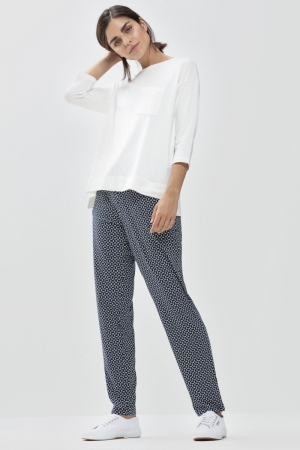 NIGHT2DAY Isi Long pants NIGHT BLUE