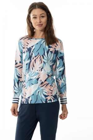Shirt lange mouw Daisy FROST BLUE