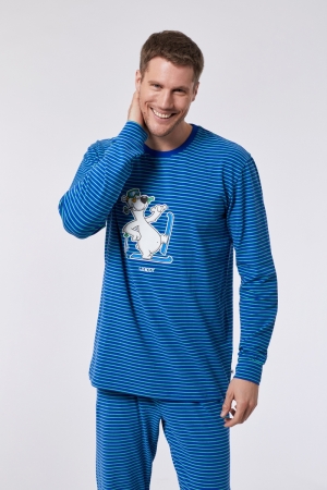 Herenpyjama Ijsbeer BLAUW
