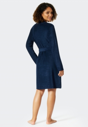 Kamerjas in lichte badstof NIGHTBLUE