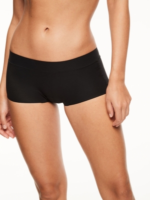 Soft stretch boyshorts XS-XL ZWART