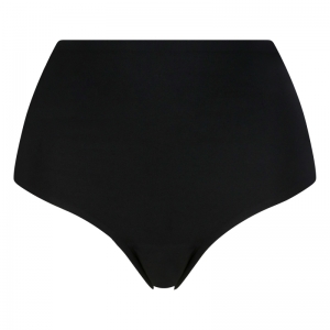 High Waisted Thong XL-4XL ZWART