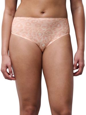 Soft Stretch High Waist Briefs LEO BLUSH