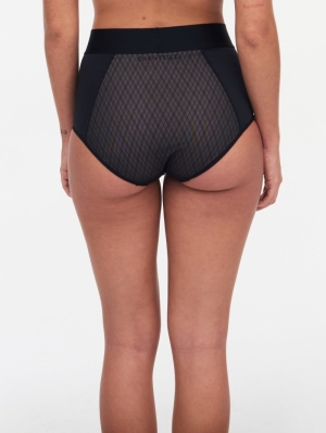 Smooth Lines slip hoge taille ZWART