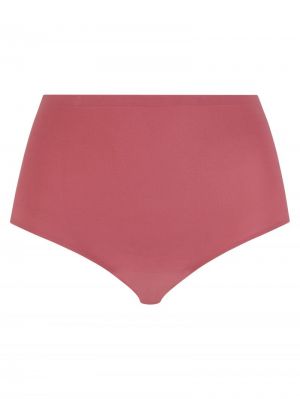 Soft stretch high waist briefs SEPIA
