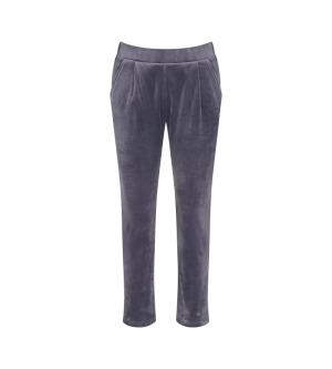 Cosy Comfort Velour broek SLATE