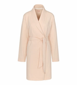 Dames kamerjas Waffle Robe ABRIKOOS