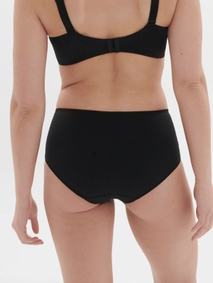 Délice slip hoge taille NOIR GEM