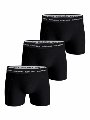 BB Shorts Solid 3P ZWART