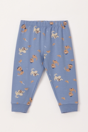 Babypyjama Labradoodle Lou BLAUW