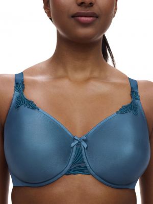 Hedona naadloze beugelbh JEANS BLUE