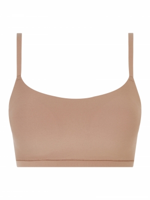 Soft Stretch Padded Bralette COFFEE LATTE