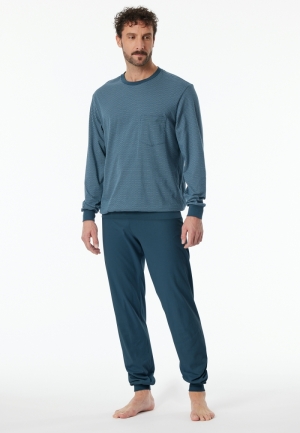 Pyjama Comfort Essentials BLAUWGRIJS