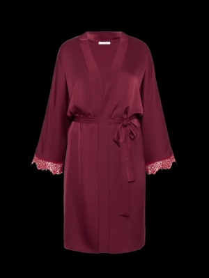 Satin Secrets kimono VIOLET