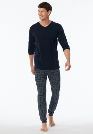 Pyjama Casual Essentials NACHTBLAUW