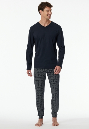Pyjama Casual Essentials NACHTBLAUW