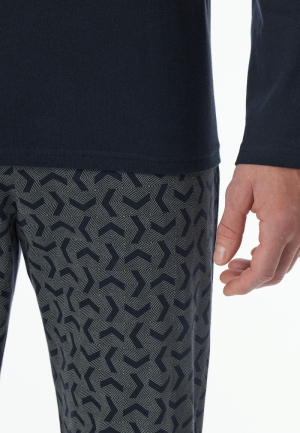 Pyjama Casual Essentials NACHTBLAUW
