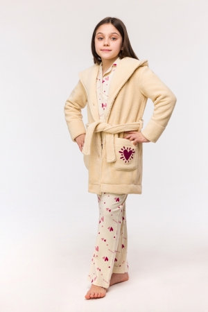Meisjes kamerjas BEIGE