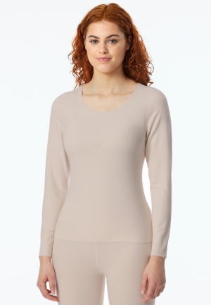 Shirt met lange mouwen SAND