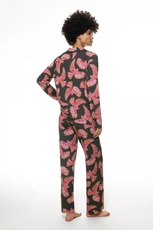Flying Bird doorknooppyjama THUNDER GREY
