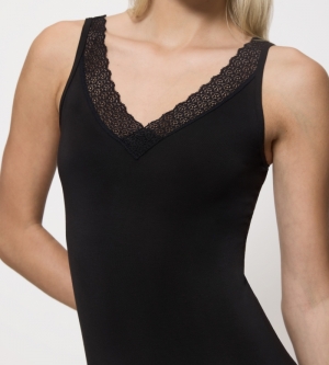 Feel of Modal Tank Top ZWART