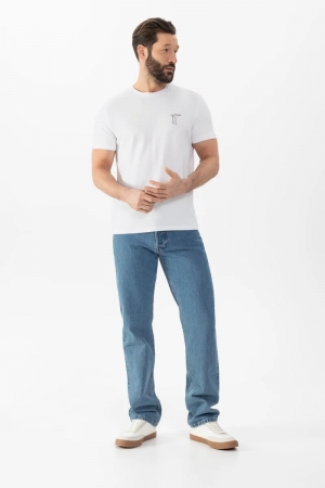 Pyjamashirt korte mouw WIT