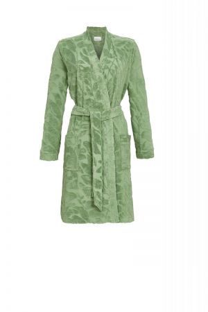 Kamerjas Jacquard badstof LAURIER