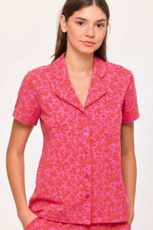 Pyjama koraalprint ROOD