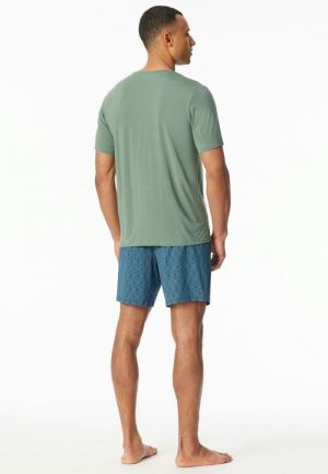 Korte pyjama Long Life Soft KAKI