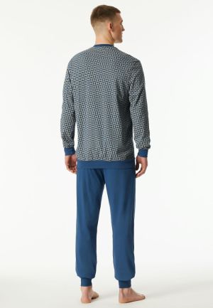 Lange pyjama Comfort Nightwear OCEAN BLUE