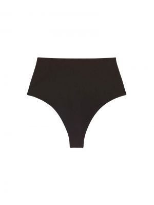 Story high waist string ZWART