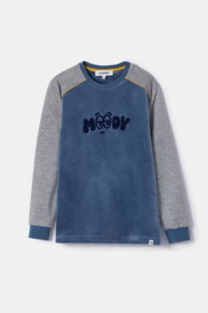 Jongenspyjama Moody BLAUWGRIJS
