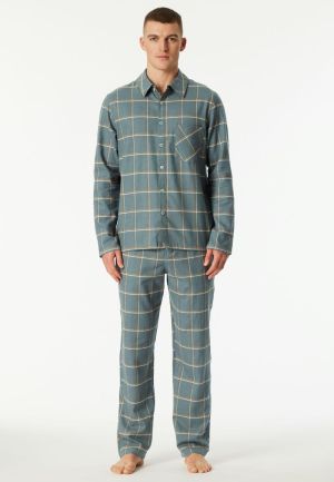 Lange pyjama flanel MINERAAL