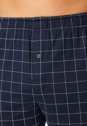 Boxershort geruit NACHTBLAUW