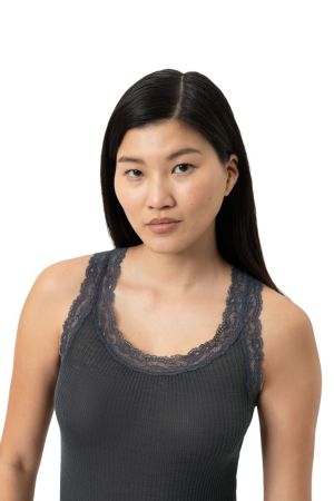 Wool Expressive Top THUNDER GREY