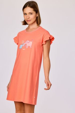 Slaapkleed olifant KORAALROOD