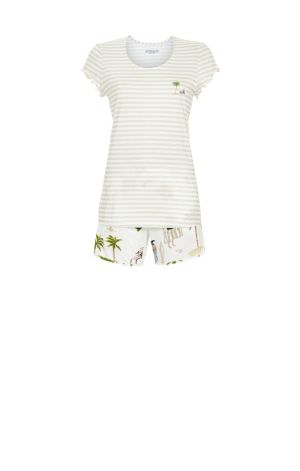 Pyjama met short strand MEERKLEURIG