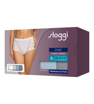 Sloggi Chic Maxi 4-pack BLUE