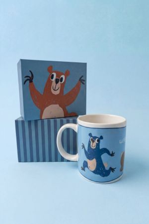Mok Beer BLAUW