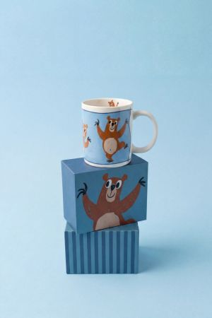 Mok Beer BLAUW