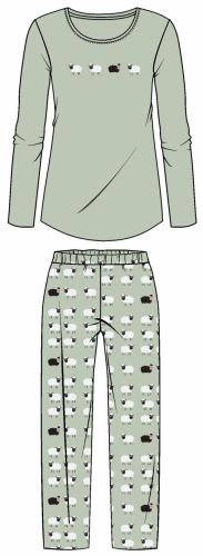 Pyjama met schaapjes JADE CREAM