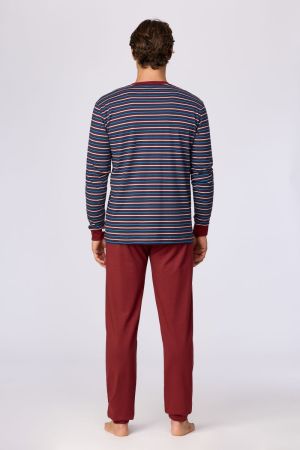Pyjama gestreept DARK BLUE