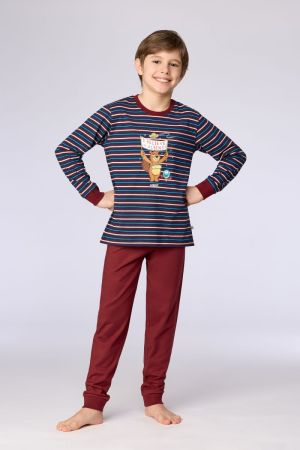 Pyjama gestreept DARK BLUE